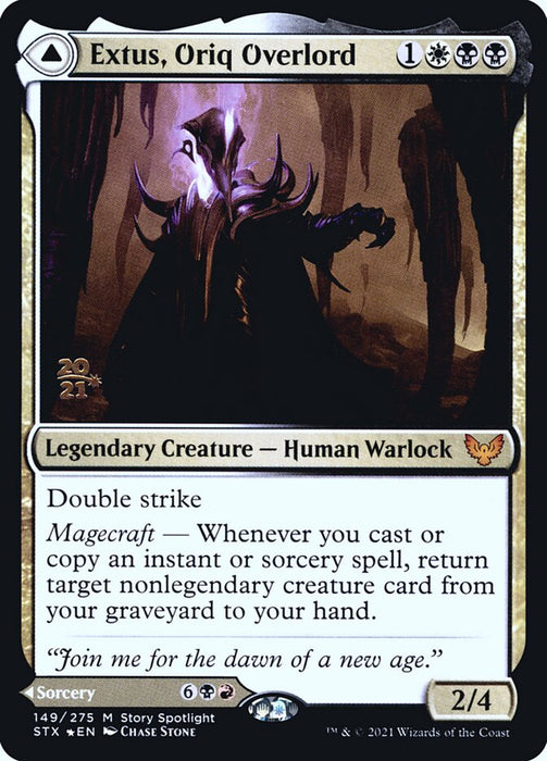 Extus, Oriq Overlord // Awaken the Blood Avatar - Legendary (Foil)