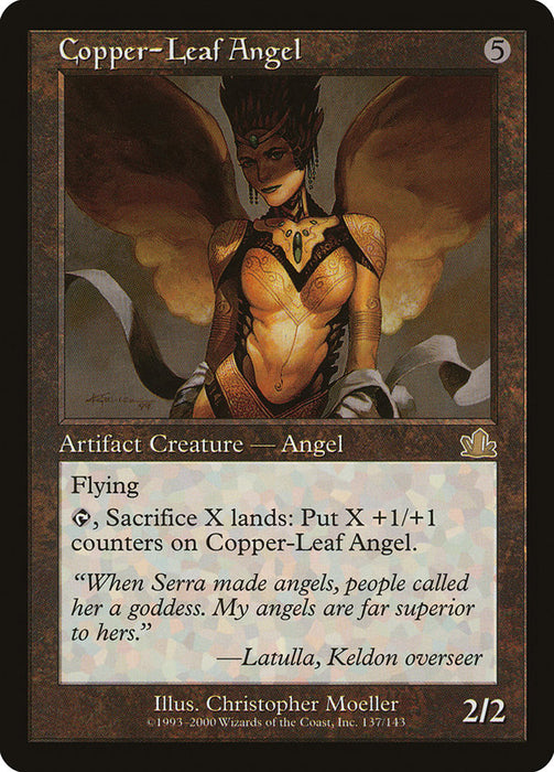 Copper-Leaf Angel  (Foil)