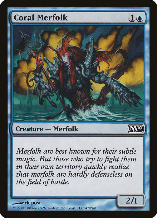Coral Merfolk  (Foil)