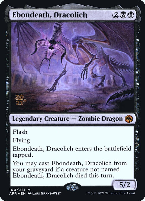 Ebondeath, Dracolich  - Legendary (Foil)