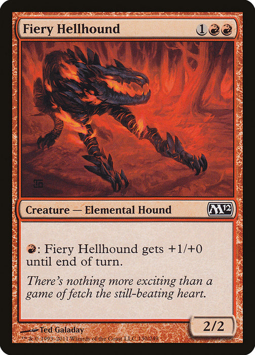 Fiery Hellhound  (Foil)