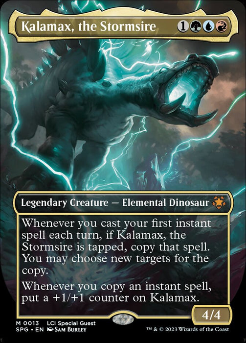 Kalamax, the Stormsire - Borderless - Legendary- Inverted