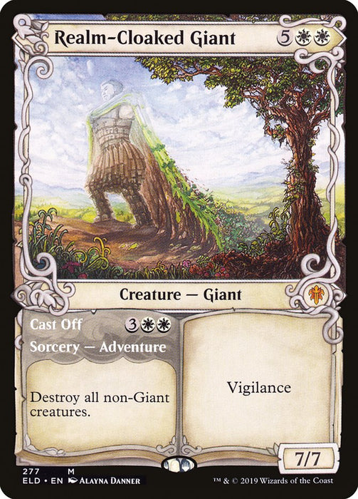 Realm-Cloaked Giant // Cast Off  - Showcase (Foil)