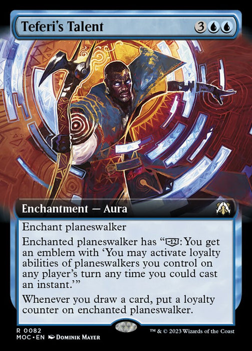 Teferi's Talent - Extended Art- Extended Art