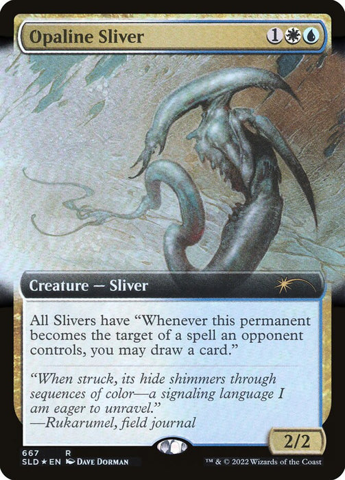 Opaline Sliver - Extended Art (Foil)