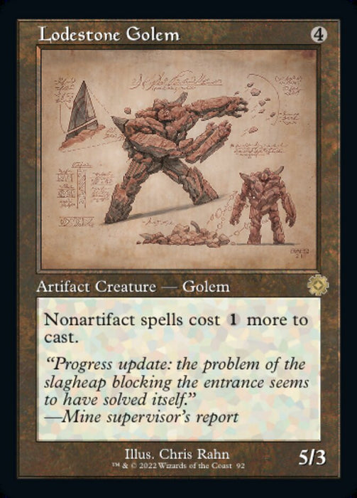 Lodestone Golem - Retro Frame
