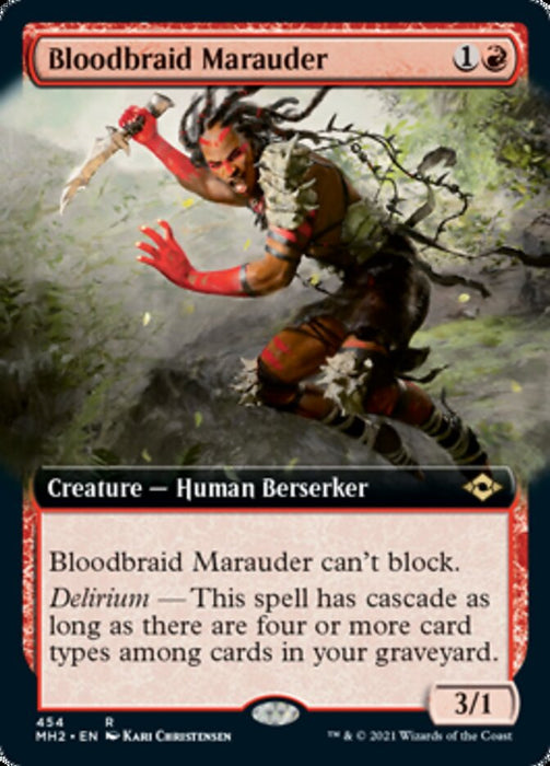Bloodbraid Marauder  - Extended Art