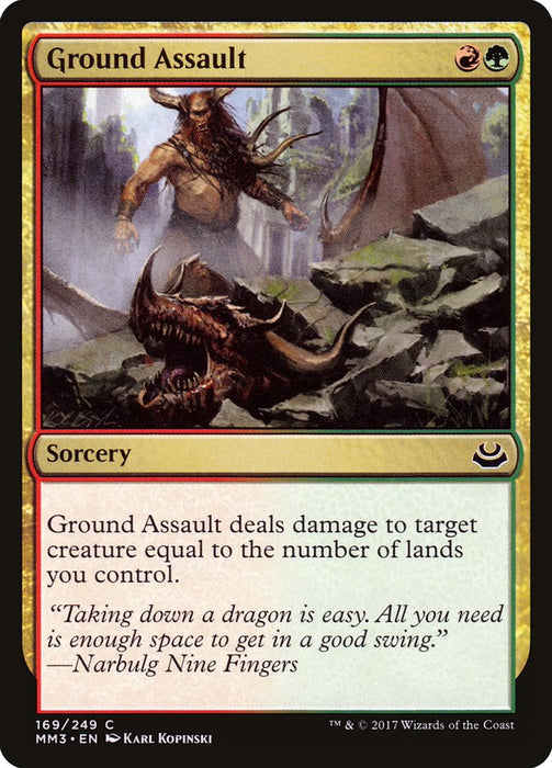 Ground Assault  (Foil)