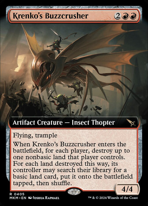 Krenko's Buzzcrusher - Extended Art (Foil)
