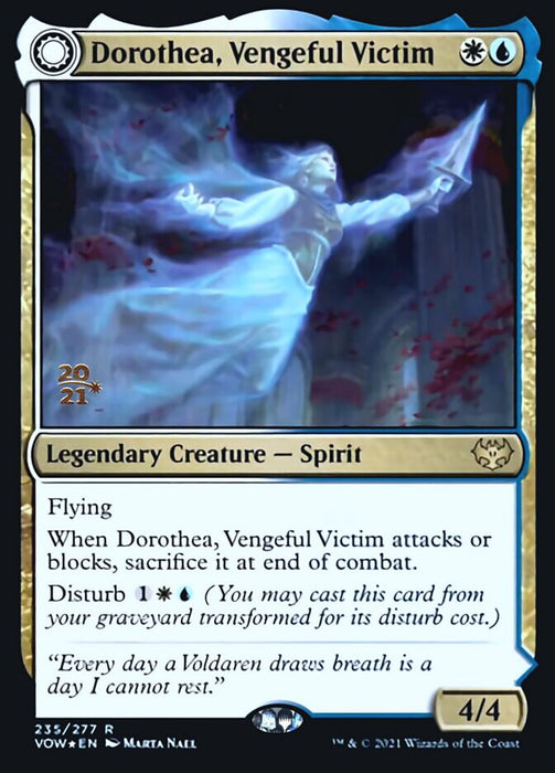 Dorothea, Vengeful Victim // Dorothea's Retribution - Legendary- Sunmoondfc (Foil)