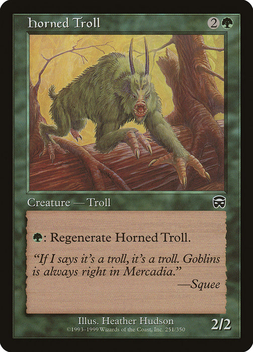 Horned Troll  (Foil)