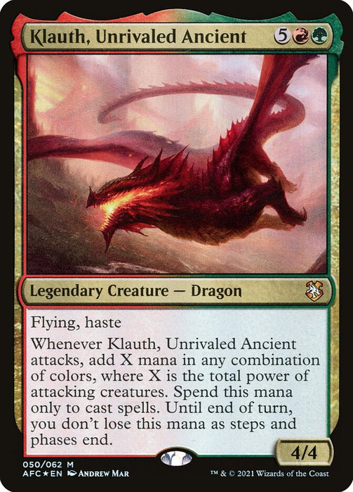 Klauth, Unrivaled Ancient  - Legendary (Foil)