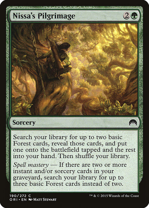 Nissa's Pilgrimage  (Foil)