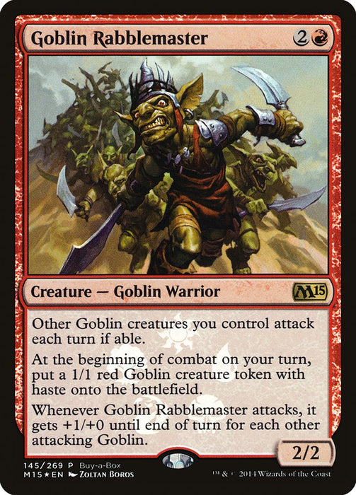 Goblin Rabblemaster  (Foil)