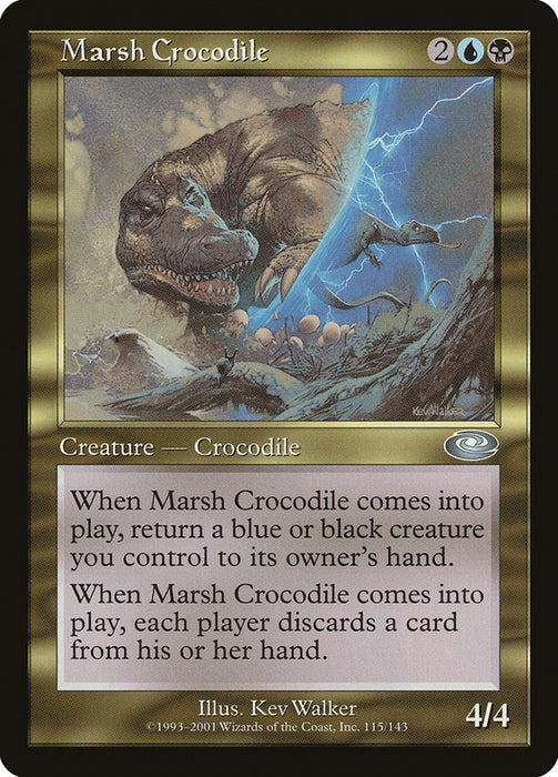 Marsh Crocodile  (Foil)