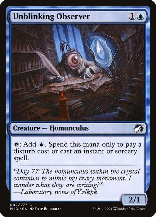 Unblinking Observer  (Foil)