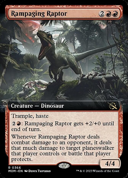 Rampaging Raptor - Extended Art- Extended Art (Foil)