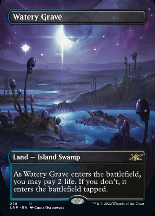 Watery Grave - Borderless - Inverted (Foil)