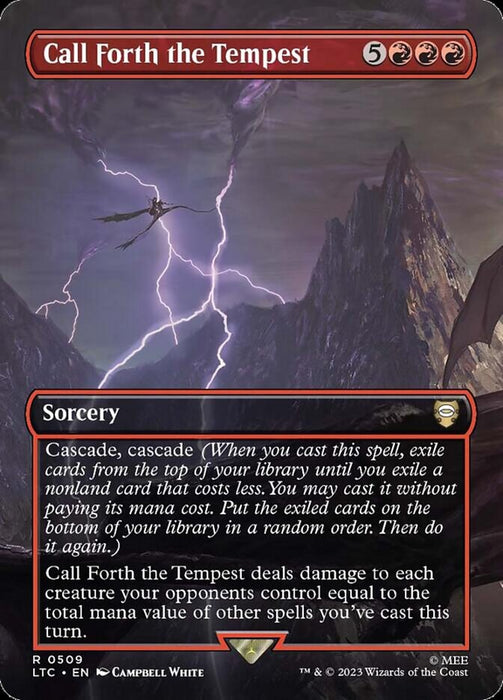 Call Forth the Tempest - Borderless - Inverted
