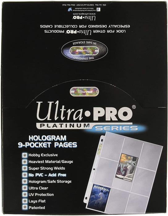 Ultra-Pro Hologram 9-Pocket Pages 100 Pack