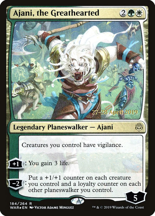 Ajani, the Greathearted  (Foil)