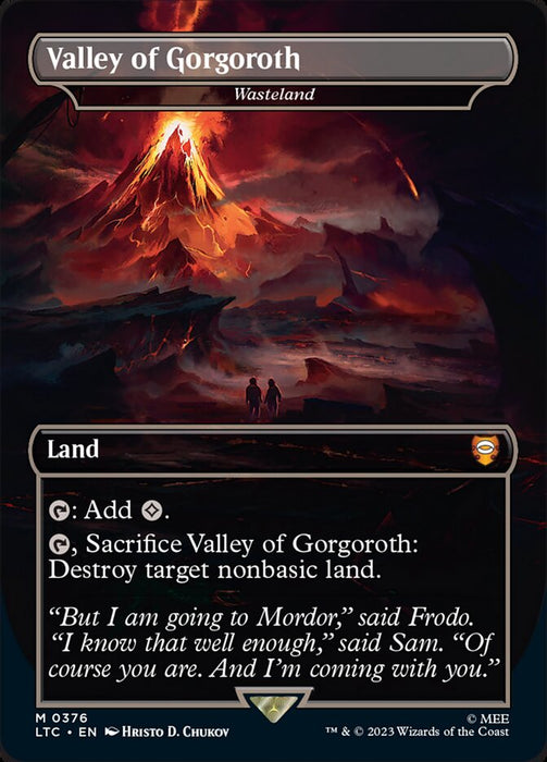 Valley of Gorgoroth - Wasteland - Borderless - Full Art