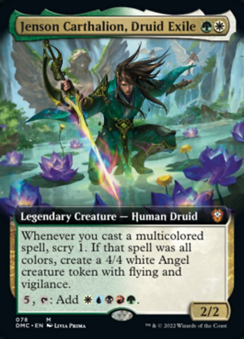 Jenson Carthalion, Druid Exile - Extended Art- Legendary