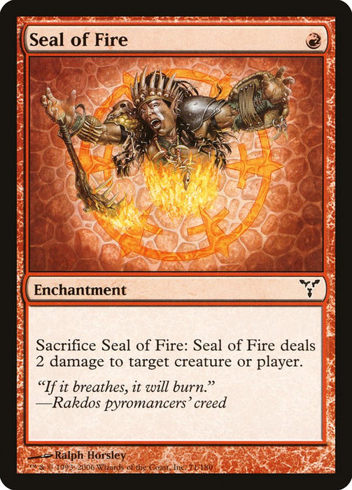Seal of Fire  (Foil)
