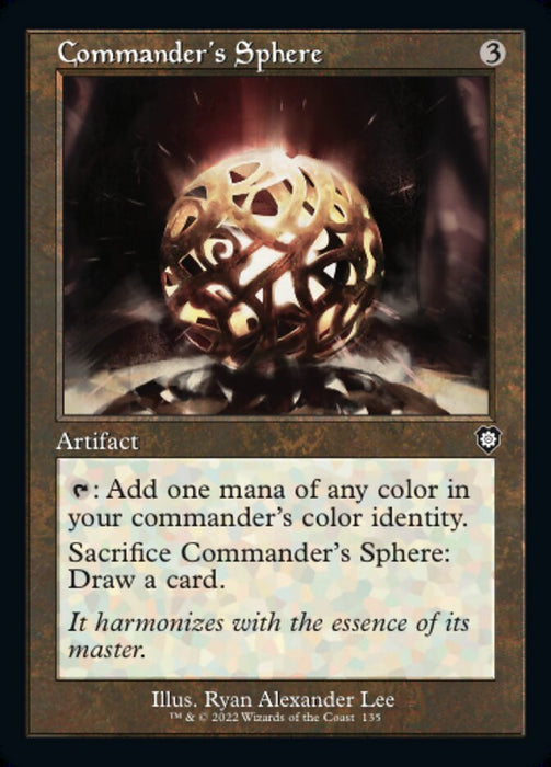 Commander's Sphere - Retro Frame