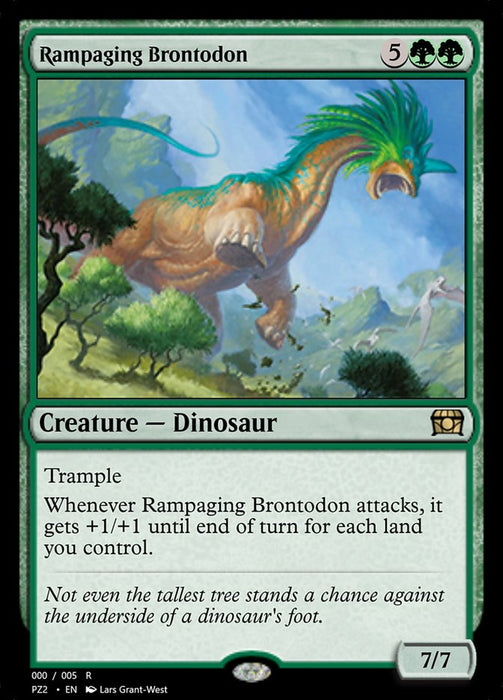 Rampaging Brontodon  (Foil)