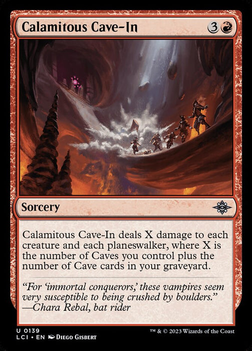 Calamitous Cave-In (Foil)