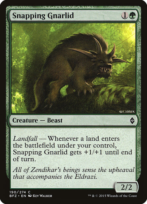 Snapping Gnarlid  (Foil)