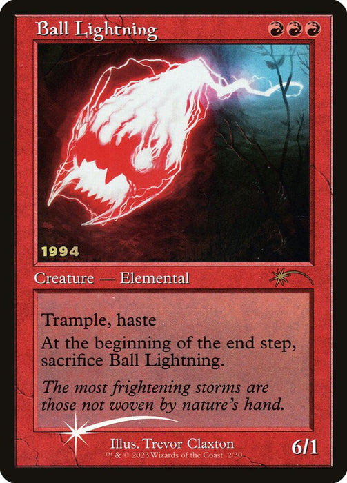 Ball Lightning - Retro Frame (Foil)