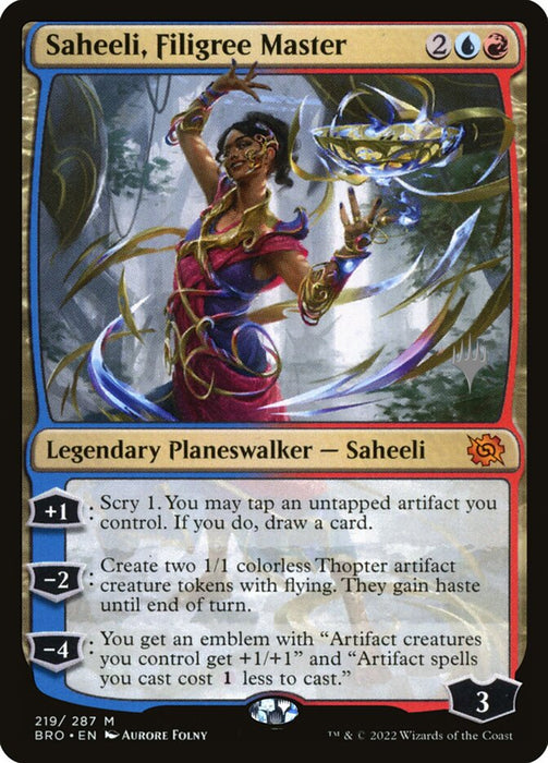 Saheeli, Filigree Master (Foil)