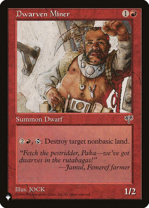 Dwarven Miner - Retro Frame