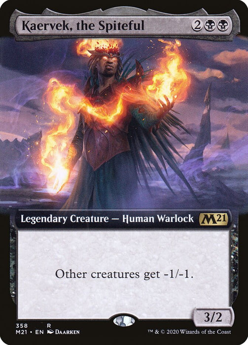Kaervek, the Spiteful  - Legendary - Extended Art (Foil)