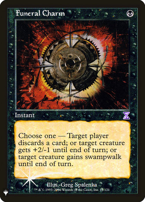 Funeral Charm - Retro Frame (Foil)