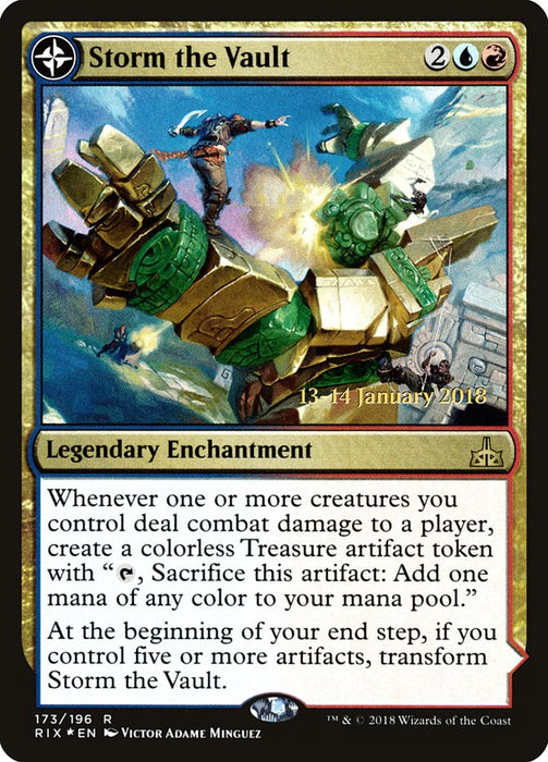 Storm the Vault // Vault of Catlacan  - Compasslanddfc (Foil)