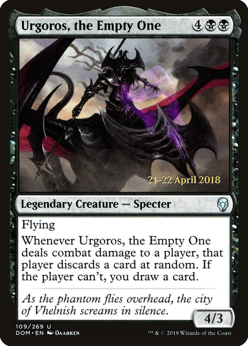 Urgoros, the Empty One  - Legendary (Foil)