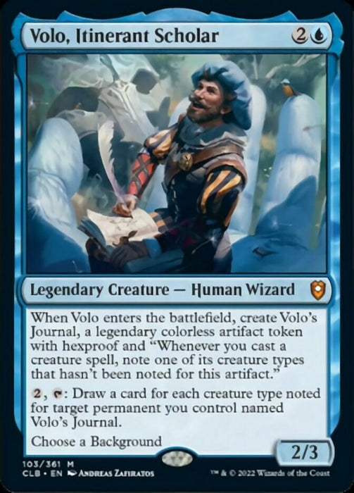 Volo, Itinerant Scholar  - Legendary (Foil)