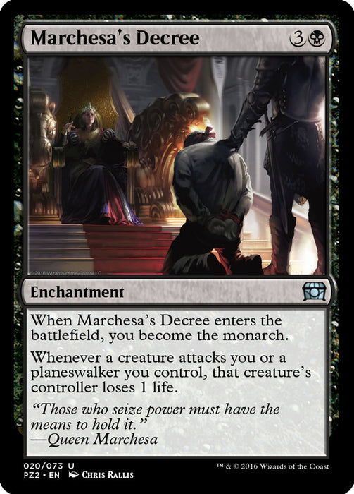 Marchesa's Decree  (Foil)
