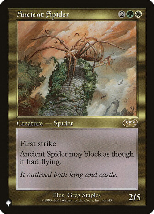 Ancient Spider - Retro Frame