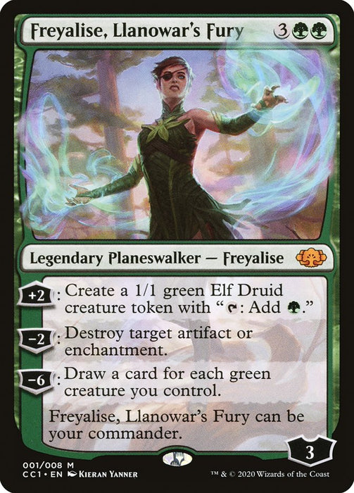 Freyalise, Llanowar's Fury  (Foil)