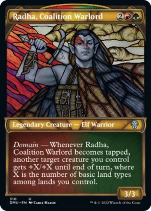 Radha, Coalition Warlord - Showcase- Legendary (Foil)
