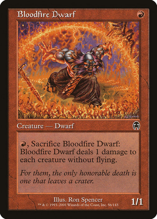 Bloodfire Dwarf  (Foil)