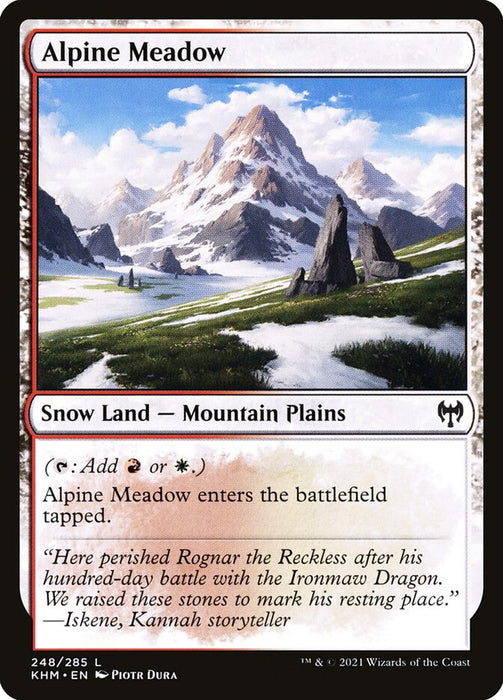 Alpine Meadow  - Snow (Foil)