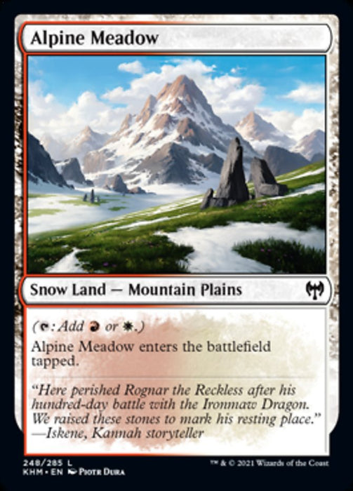 Alpine Meadow  - Snow