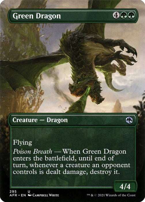 Green Dragon - Borderless  (Foil)