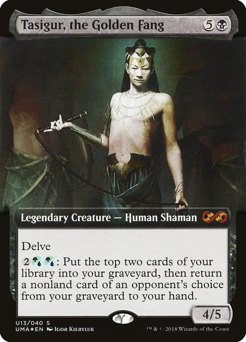 Tasigur, the Golden Fang  - Extended Art - Legendary (Foil)