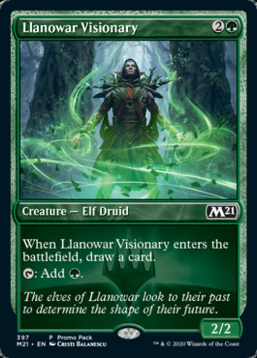 Llanowar Visionary  - Inverted